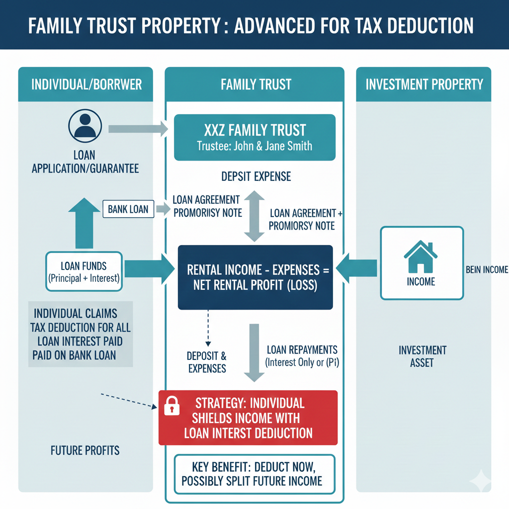 Negative Gearing Trust to Claim Tax Deductible Interest